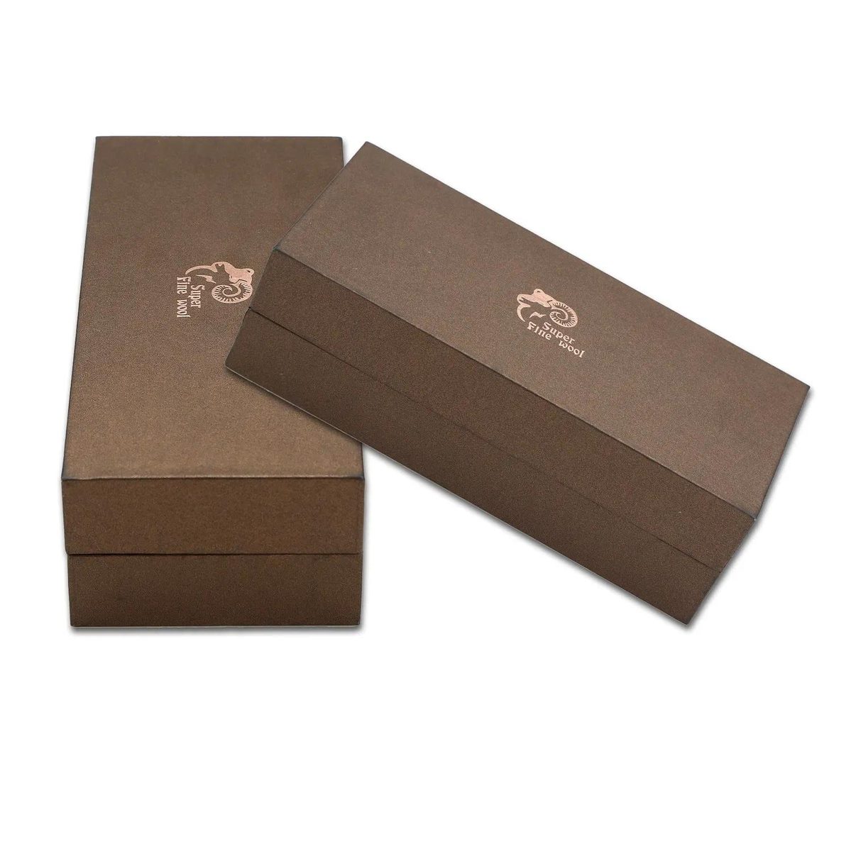 Branded cardboard packaging box with custom design