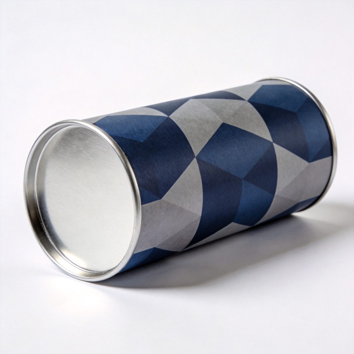 Set of paper tubes in different heights and diameters