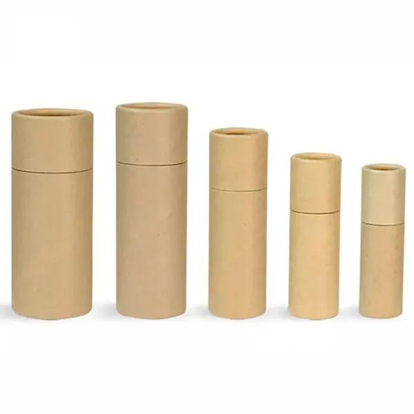 Assorted kraft paper tubes in various sizes