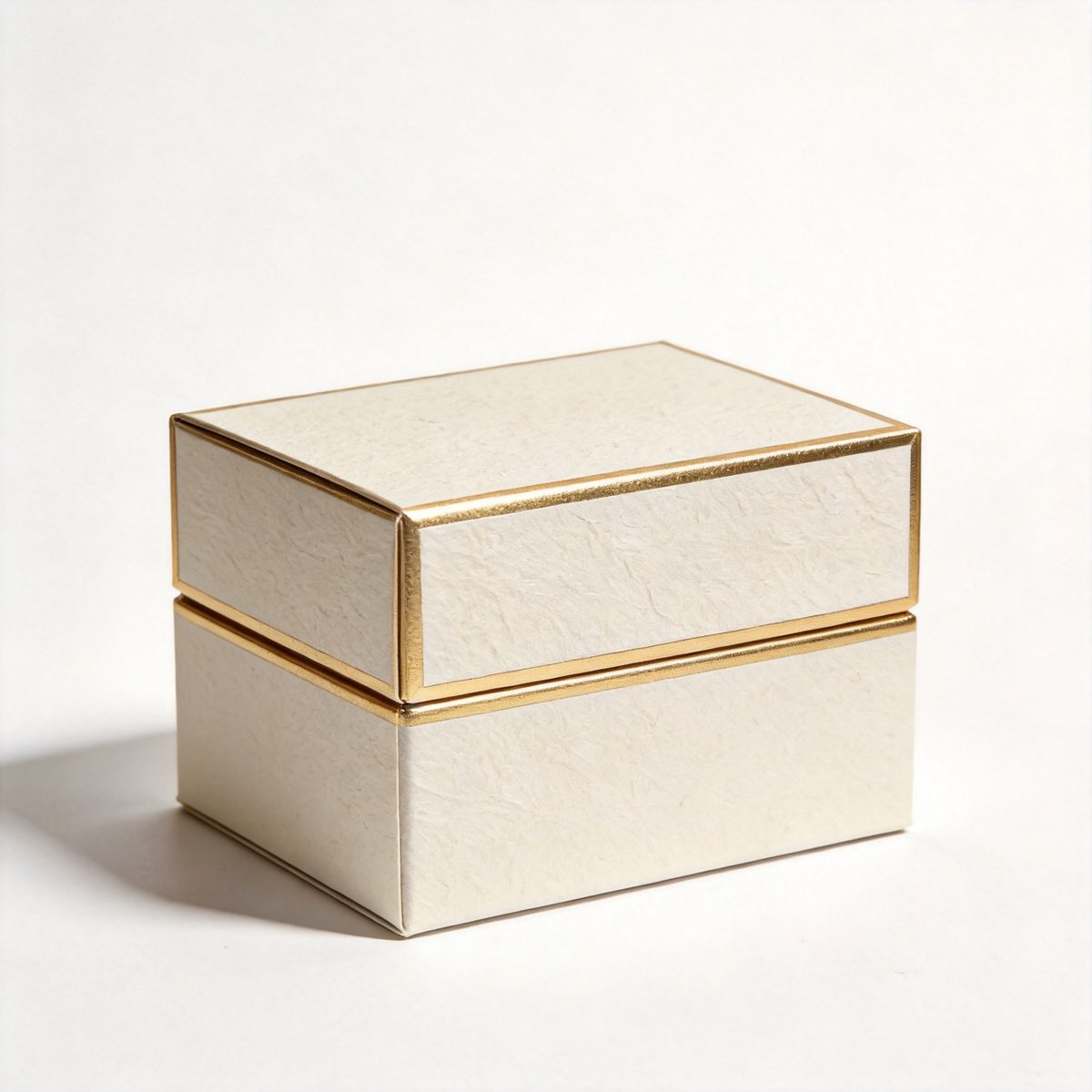 Luxury skincare box with soft pink and white color scheme